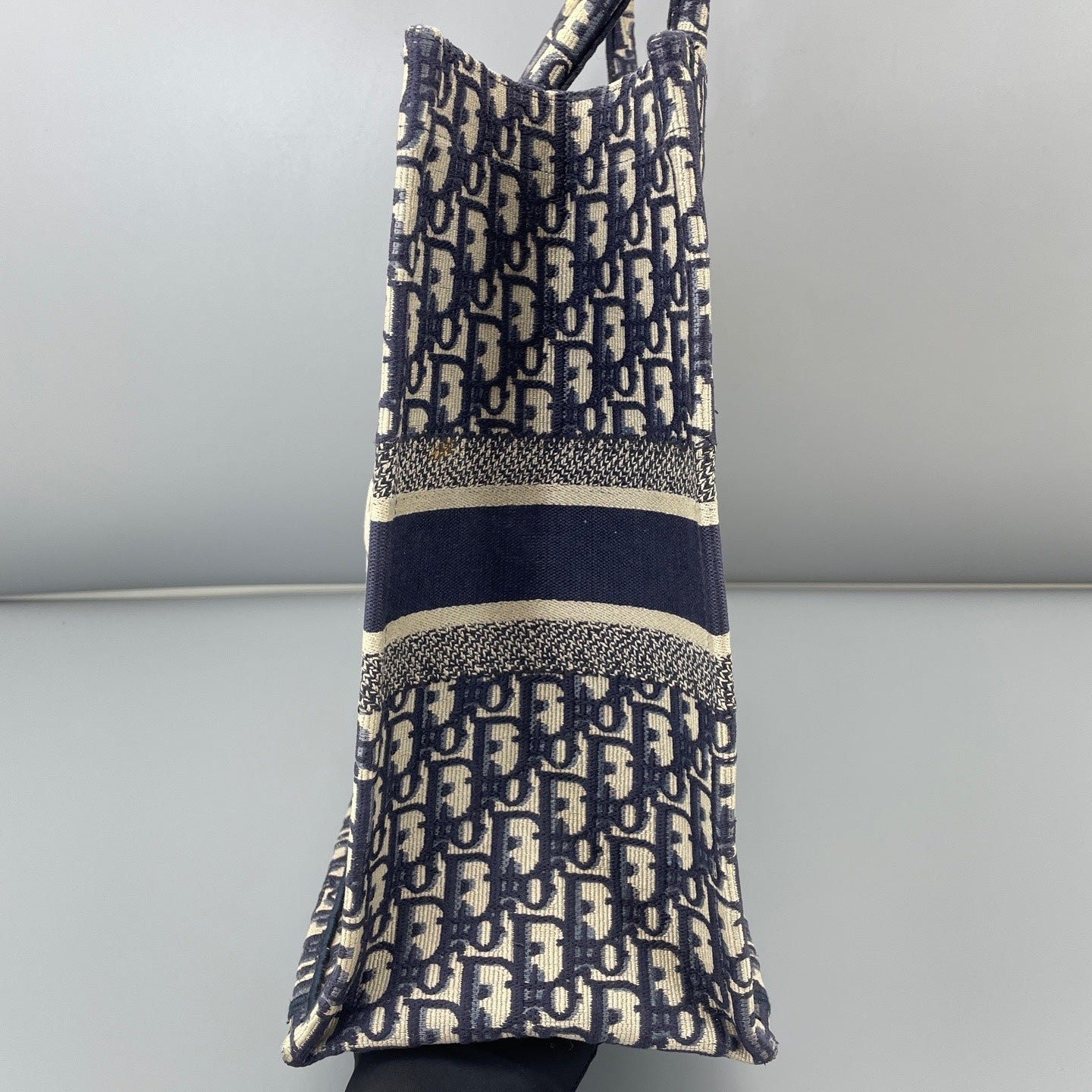 Dior - Book Tote - Cloth - Blue - (large)