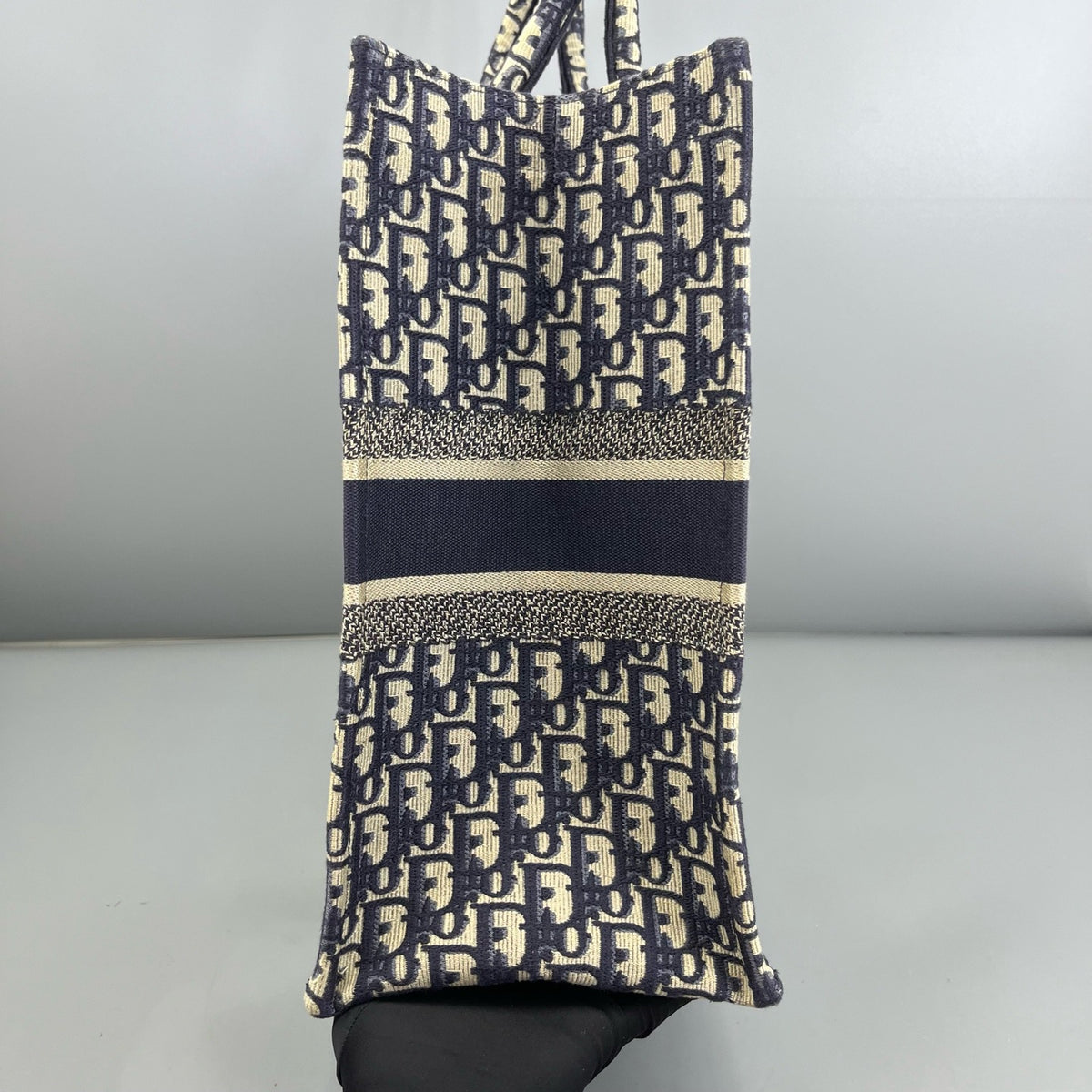 Dior - Book Tote - Cloth - Blue - (large)
