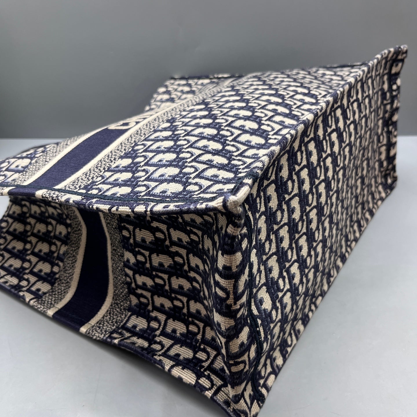 Dior - Book Tote - Cloth - Blue - (large)