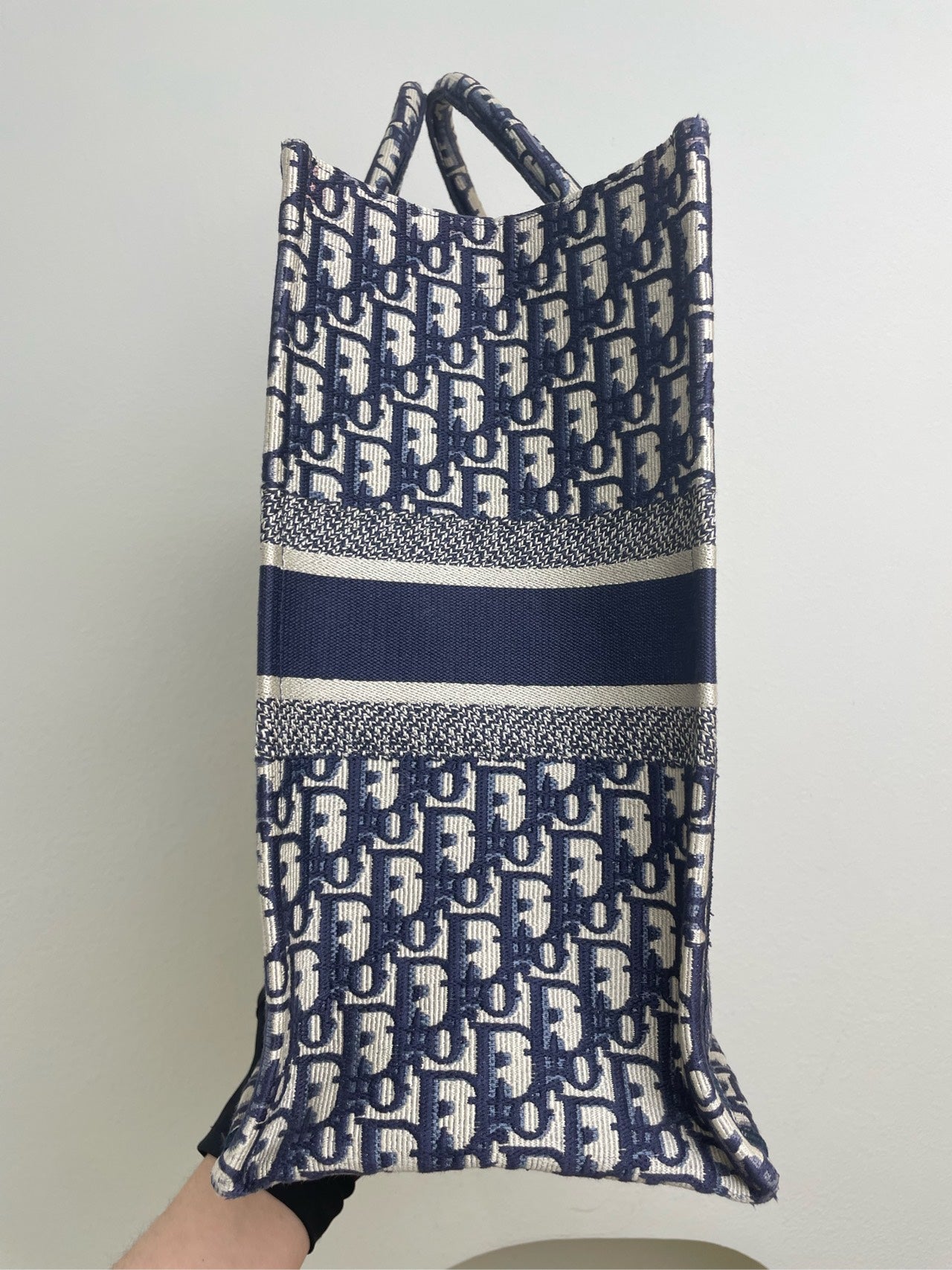 Dior - Book Tote - Cloth - Blue - (large)