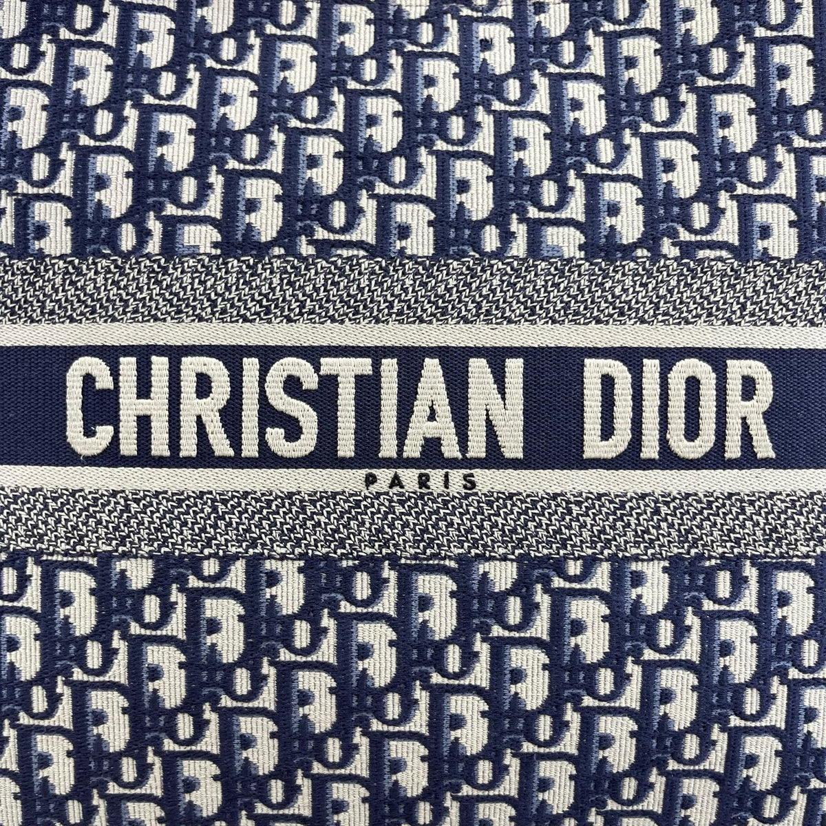 Dior - Book Tote - Cloth - Blue - (large)
