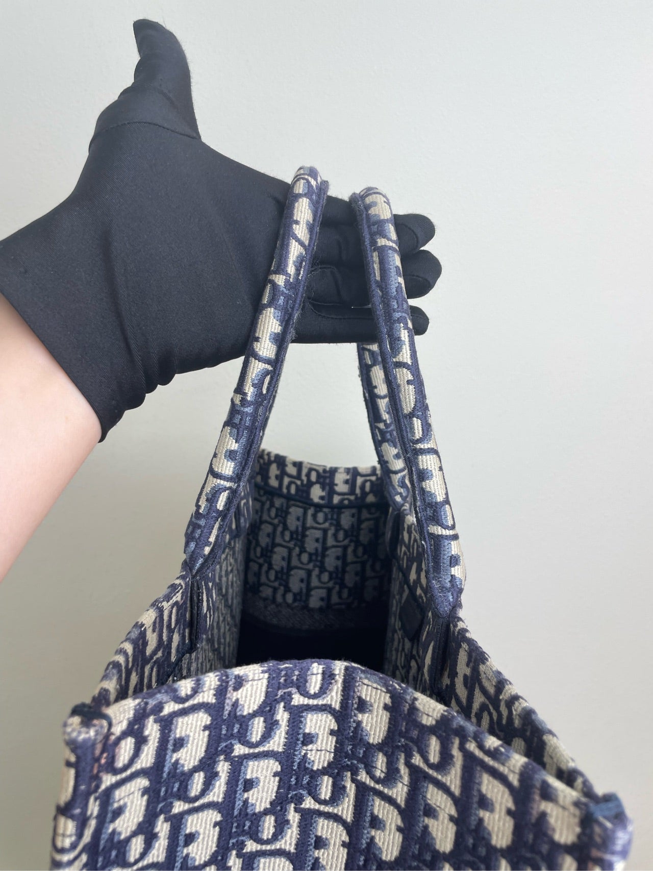 Dior - Book Tote - Cloth - Blue - (large)