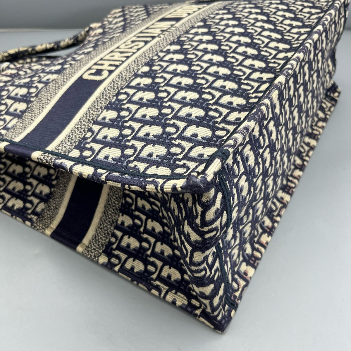 Dior - Book Tote - Cloth - Blue - (large)