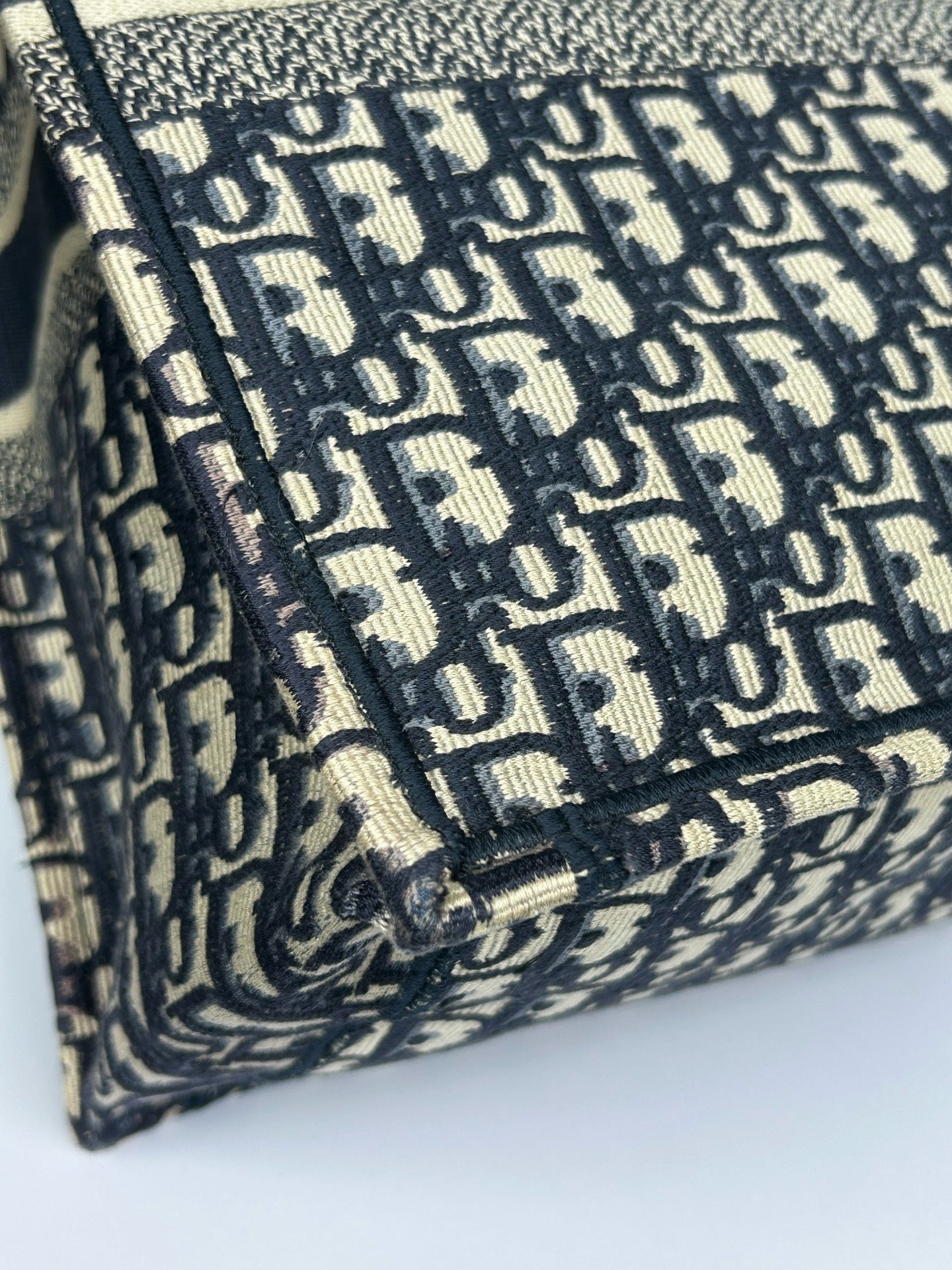 Dior - Book Tote - Cloth - Blue - (large)