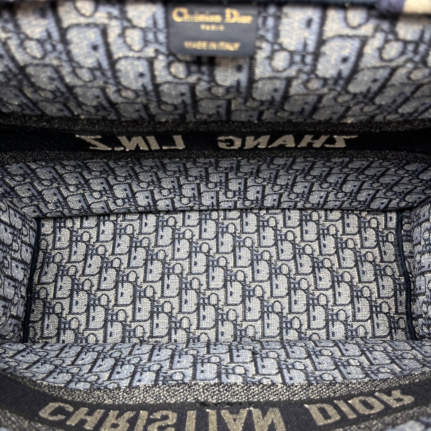 Dior - Book Tote - Cloth - Blue - (large)