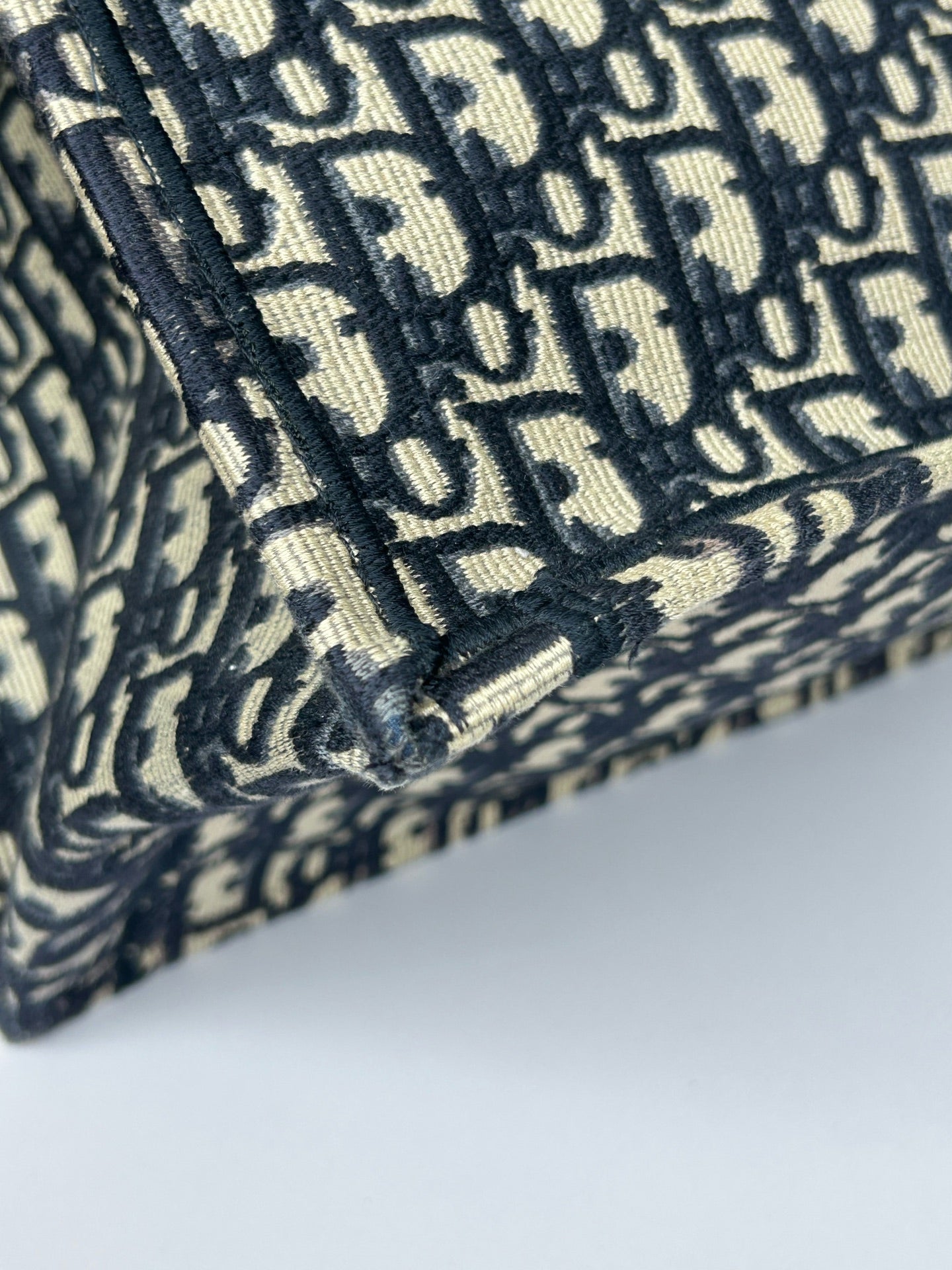 Dior - Book Tote - Cloth - Blue - (large)
