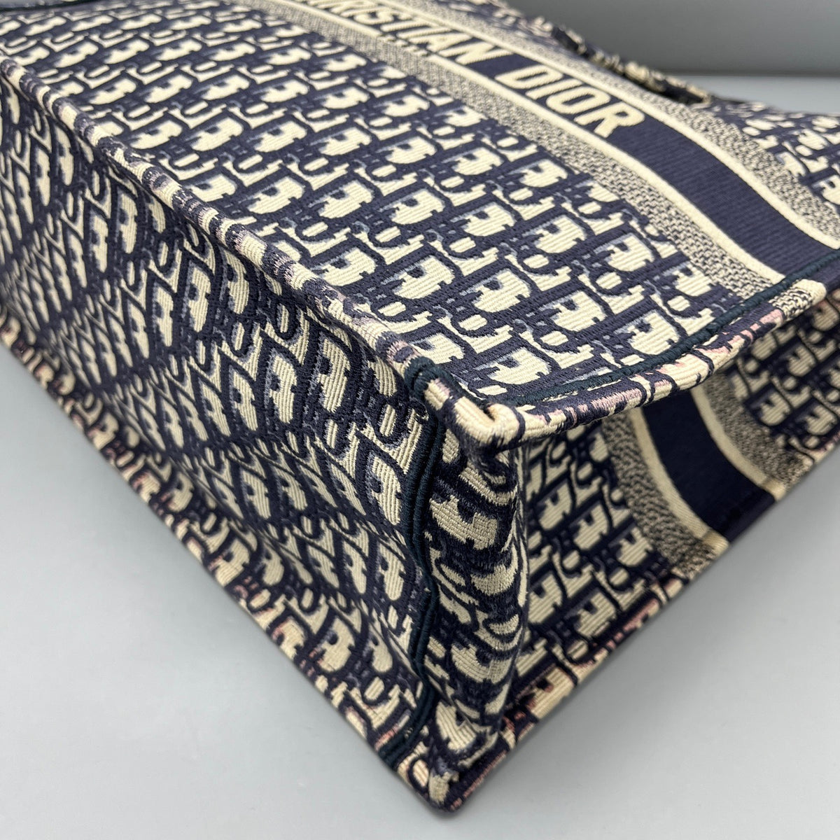 Dior - Book Tote - Cloth - Blue - (large)