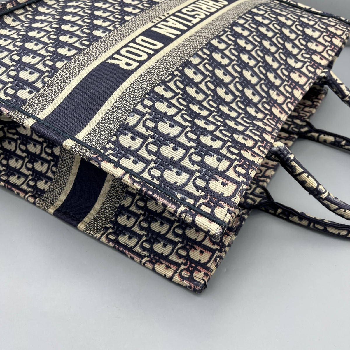 Dior - Book Tote - Cloth - Blue - (large)