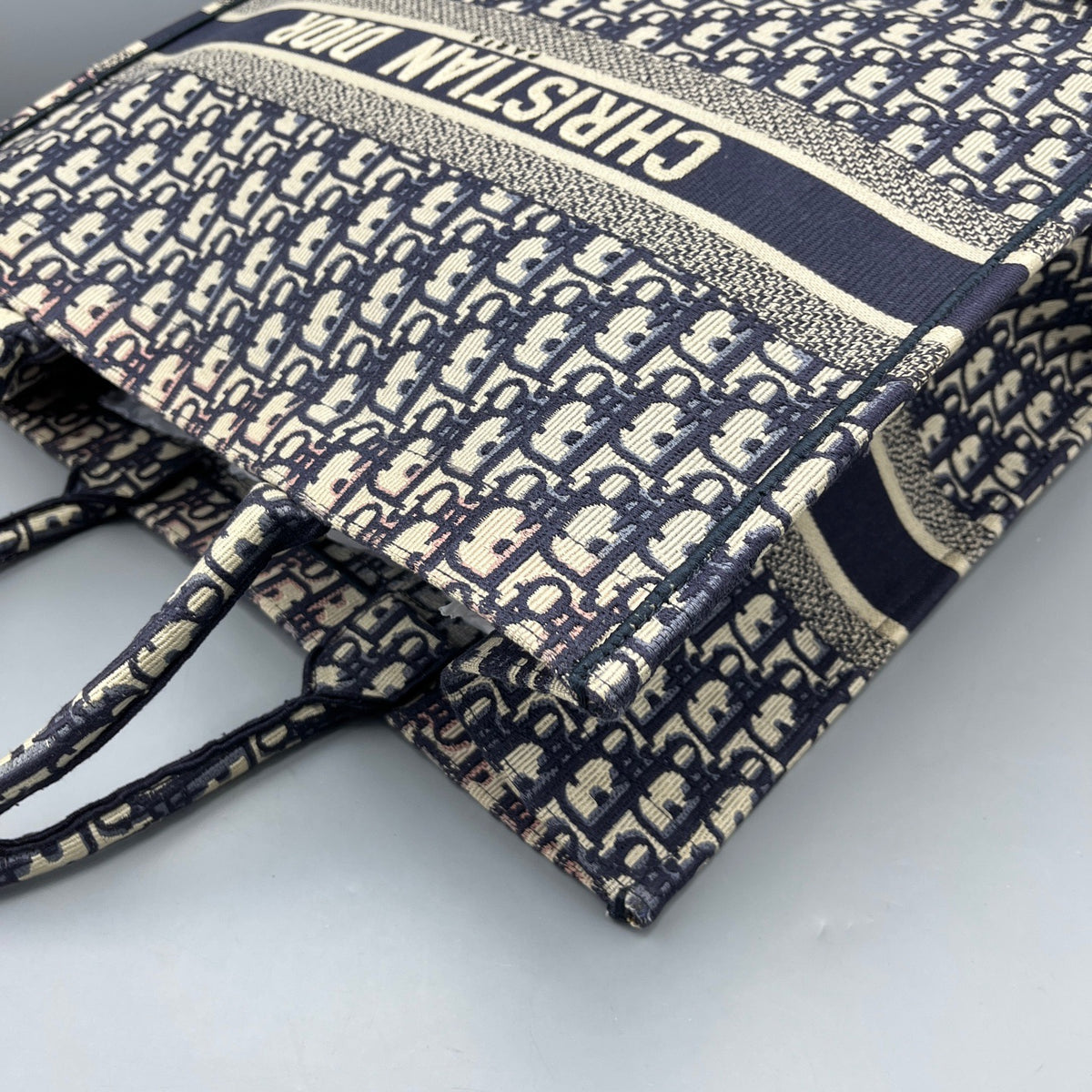 Dior - Book Tote - Cloth - Blue - (large)