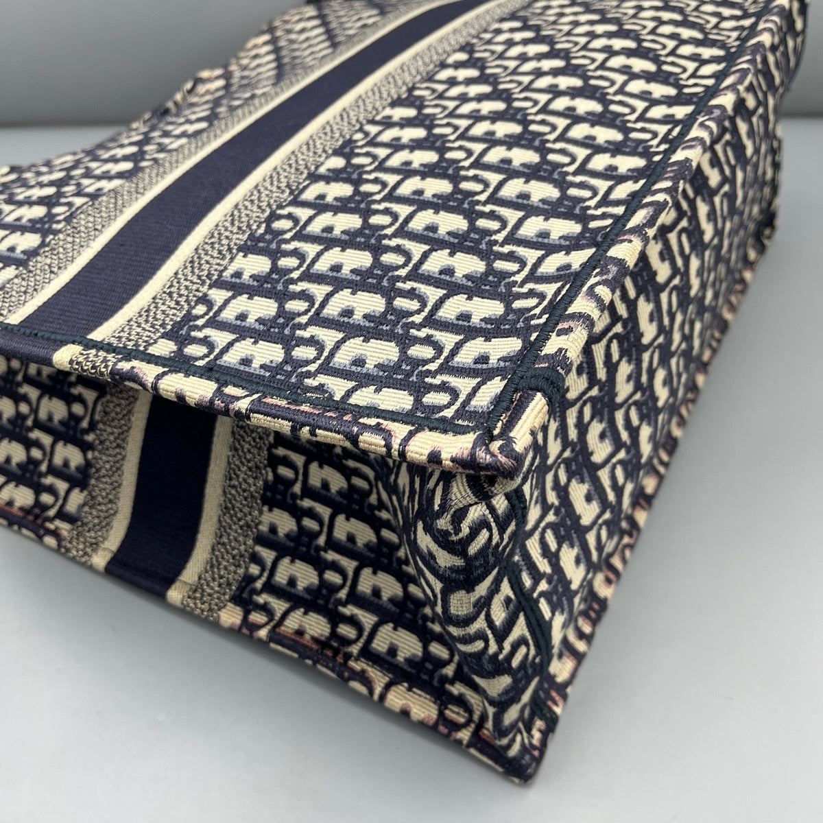 Dior - Book Tote - Cloth - Blue - (large)