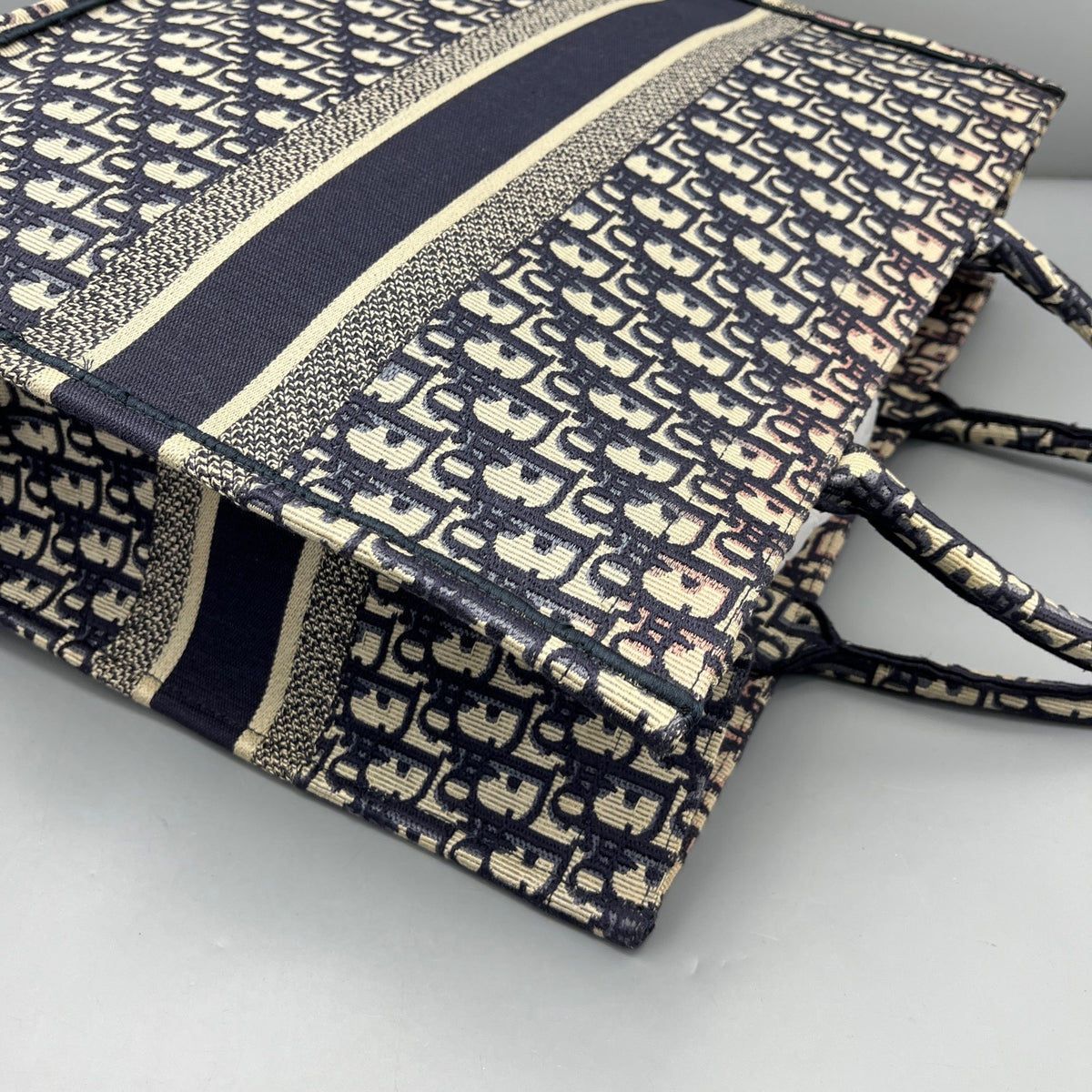 Dior - Book Tote - Cloth - Blue - (large)