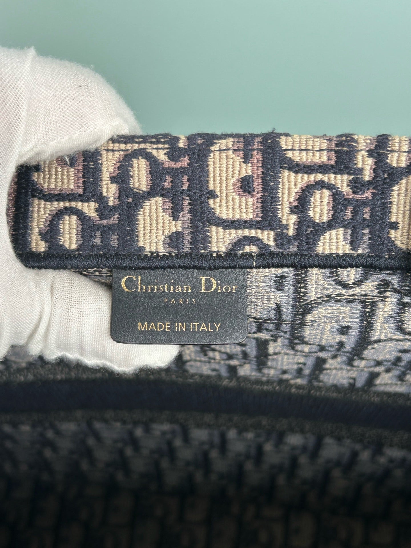 Dior - Book Tote - Cloth - Blue - (large)