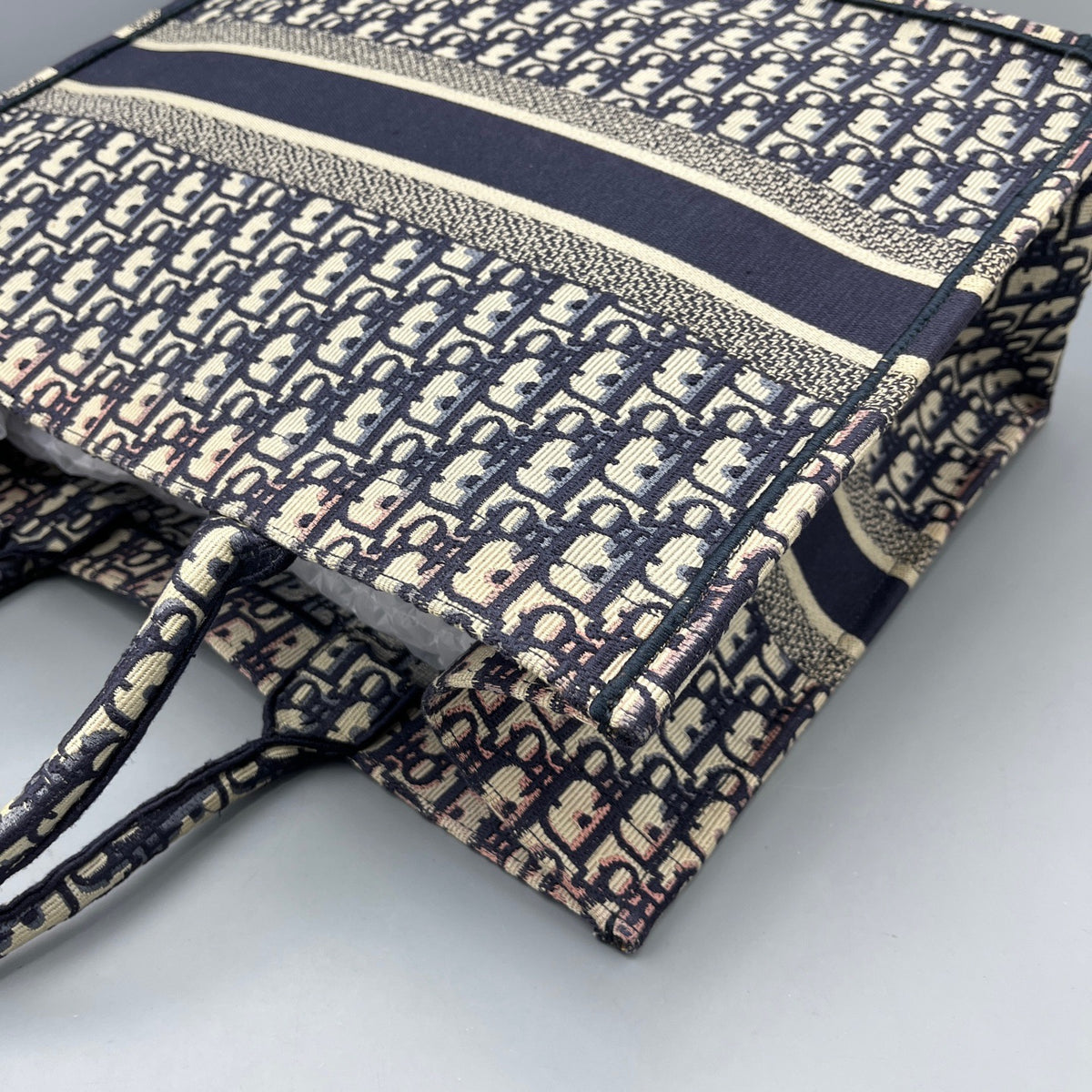 Dior - Book Tote - Cloth - Blue - (large)