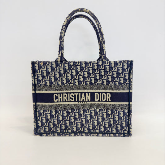 Dior - Book Tote - Cloth - Blue - (medium)