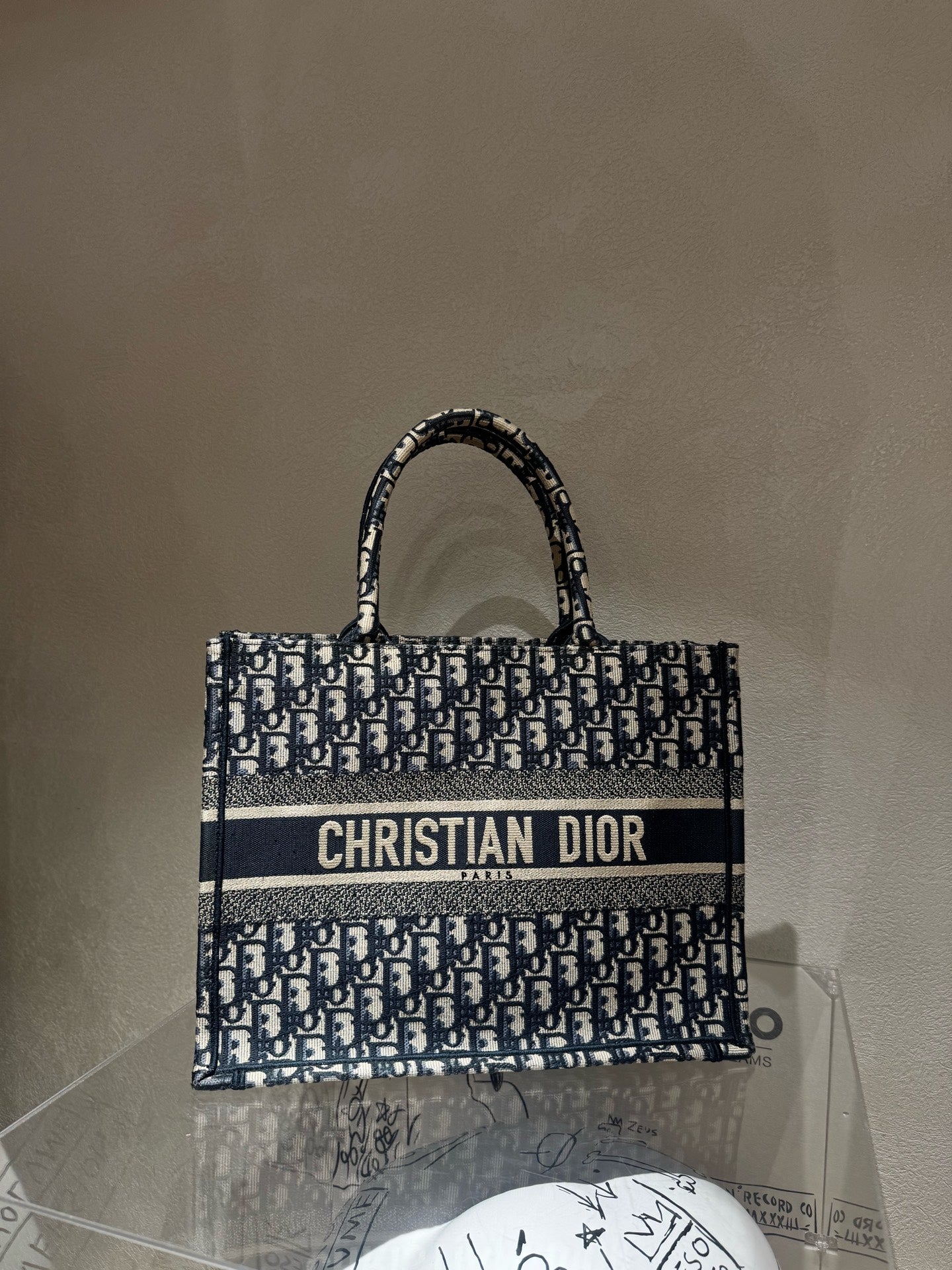 Dior - Book Tote - Cloth - Blue - (medium)