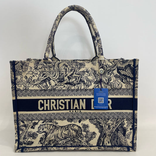 Dior - Book Tote - Cloth - Blue - (medium)