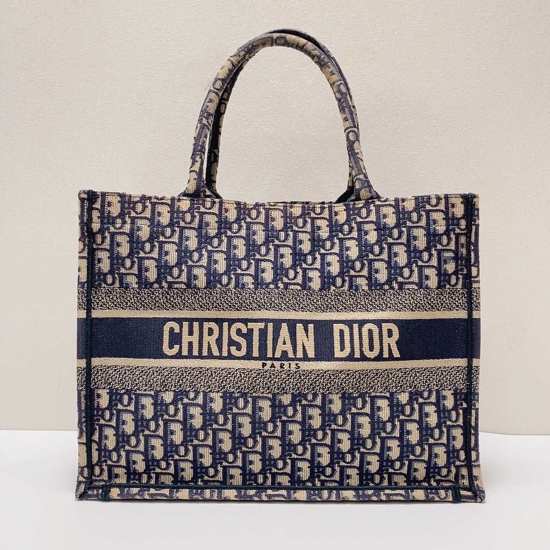 Dior - Book Tote - Cloth - Blue - (medium)