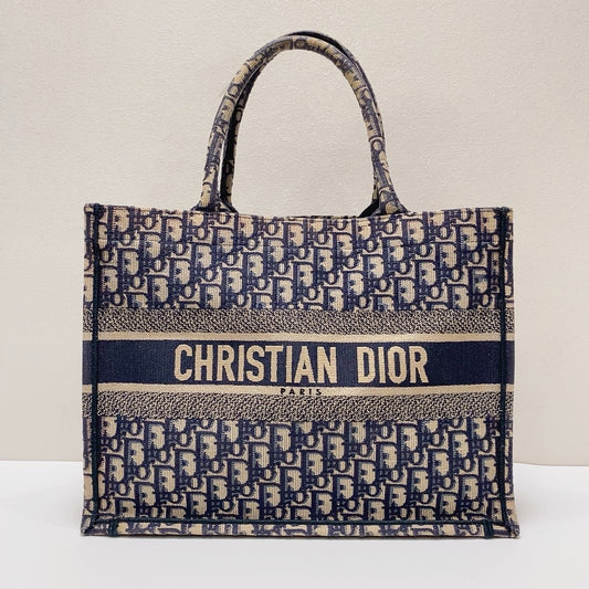 Dior - Book Tote - Cloth - Blue - (medium)