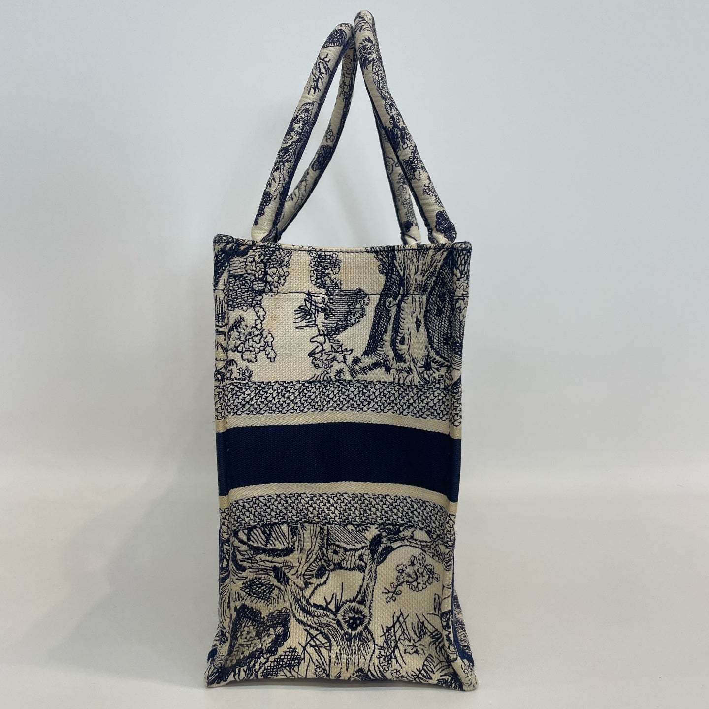 Dior - Book Tote - Cloth - Blue - (medium)