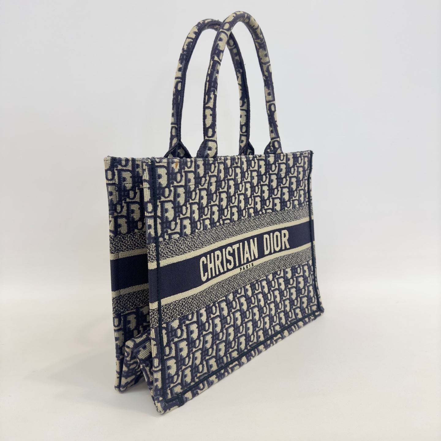 Dior - Book Tote - Cloth - Blue - (medium)