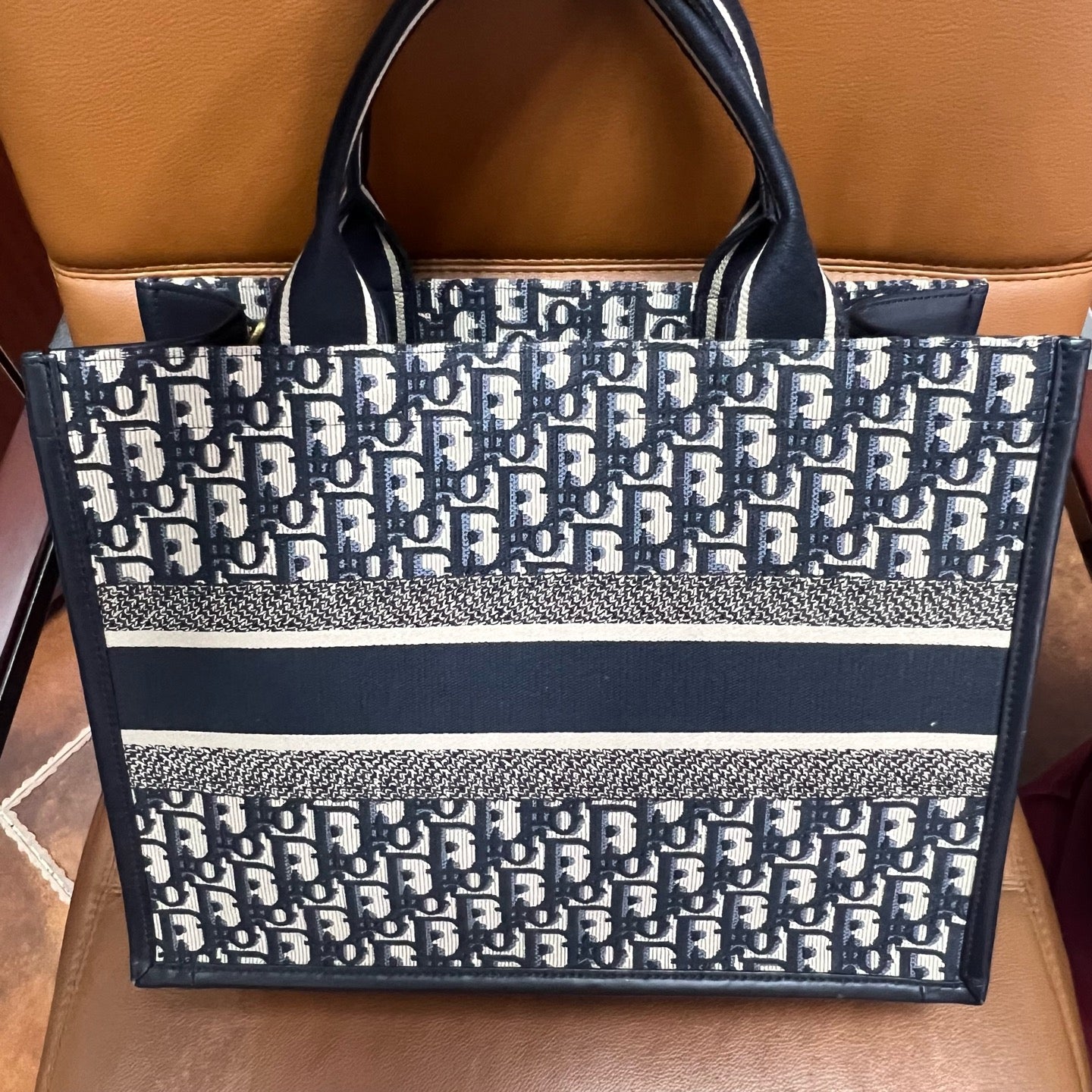 Dior - Book Tote - Cloth - Blue - (medium)