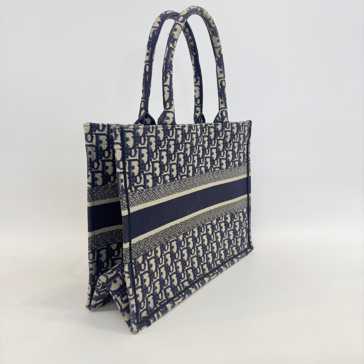 Dior - Book Tote - Cloth - Blue - (medium)