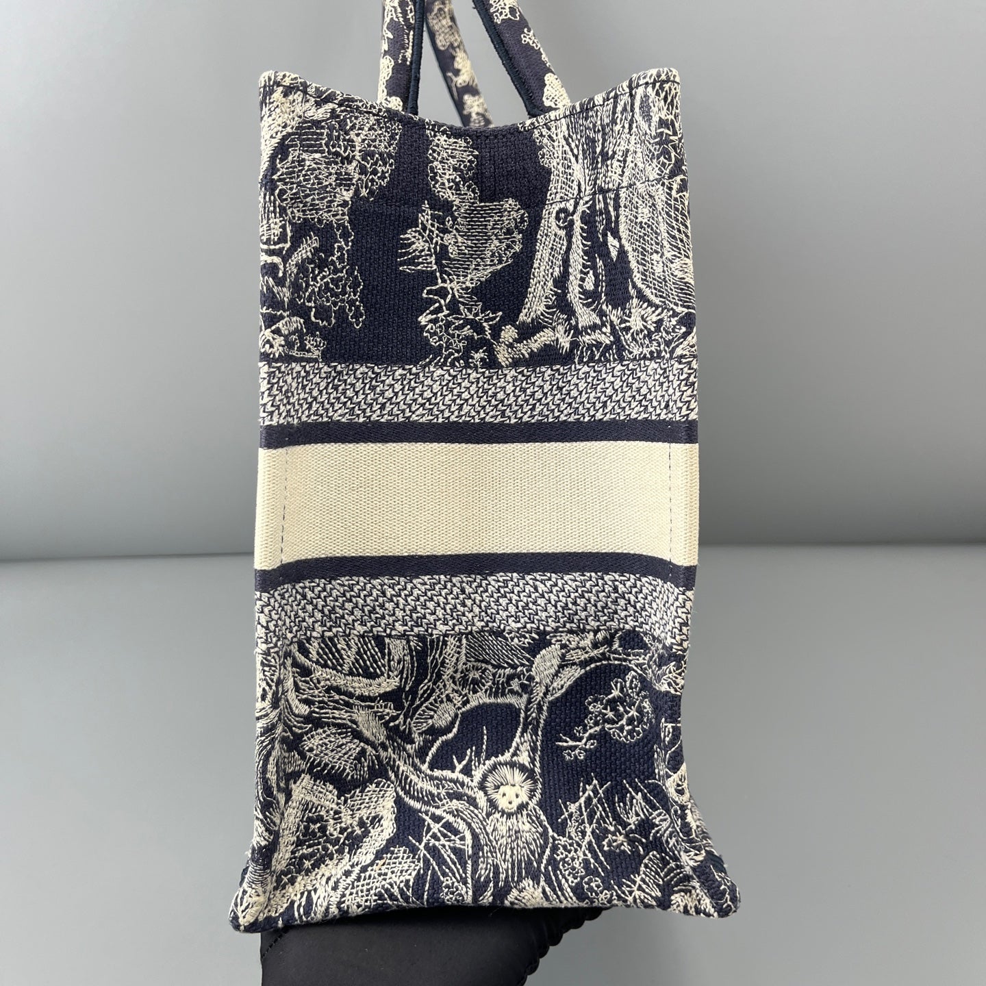 Dior - Book Tote - Cloth - Blue - (Medium)