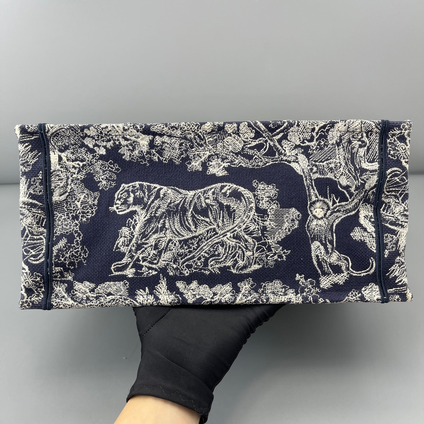 Dior - Book Tote - Cloth - Blue - (Medium)
