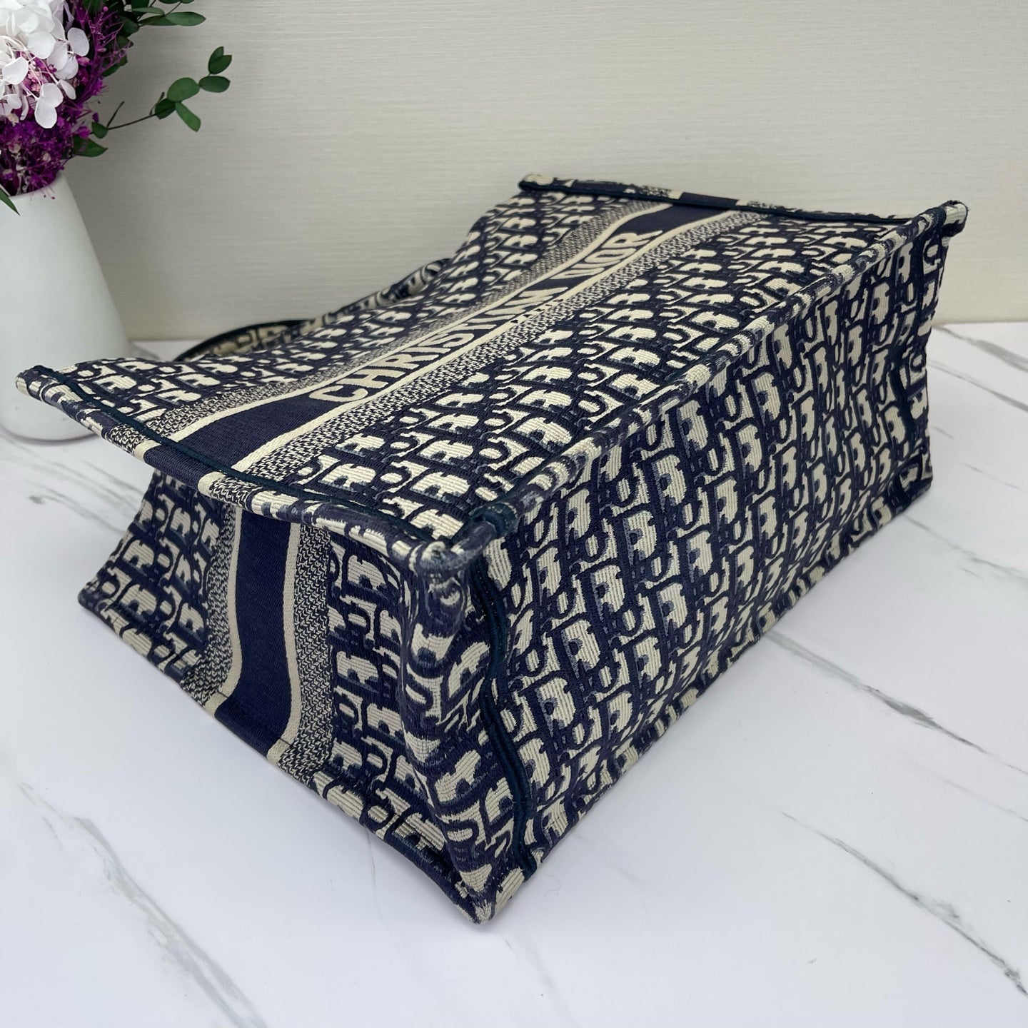Dior - Book Tote - Cloth - Blue - (medium)