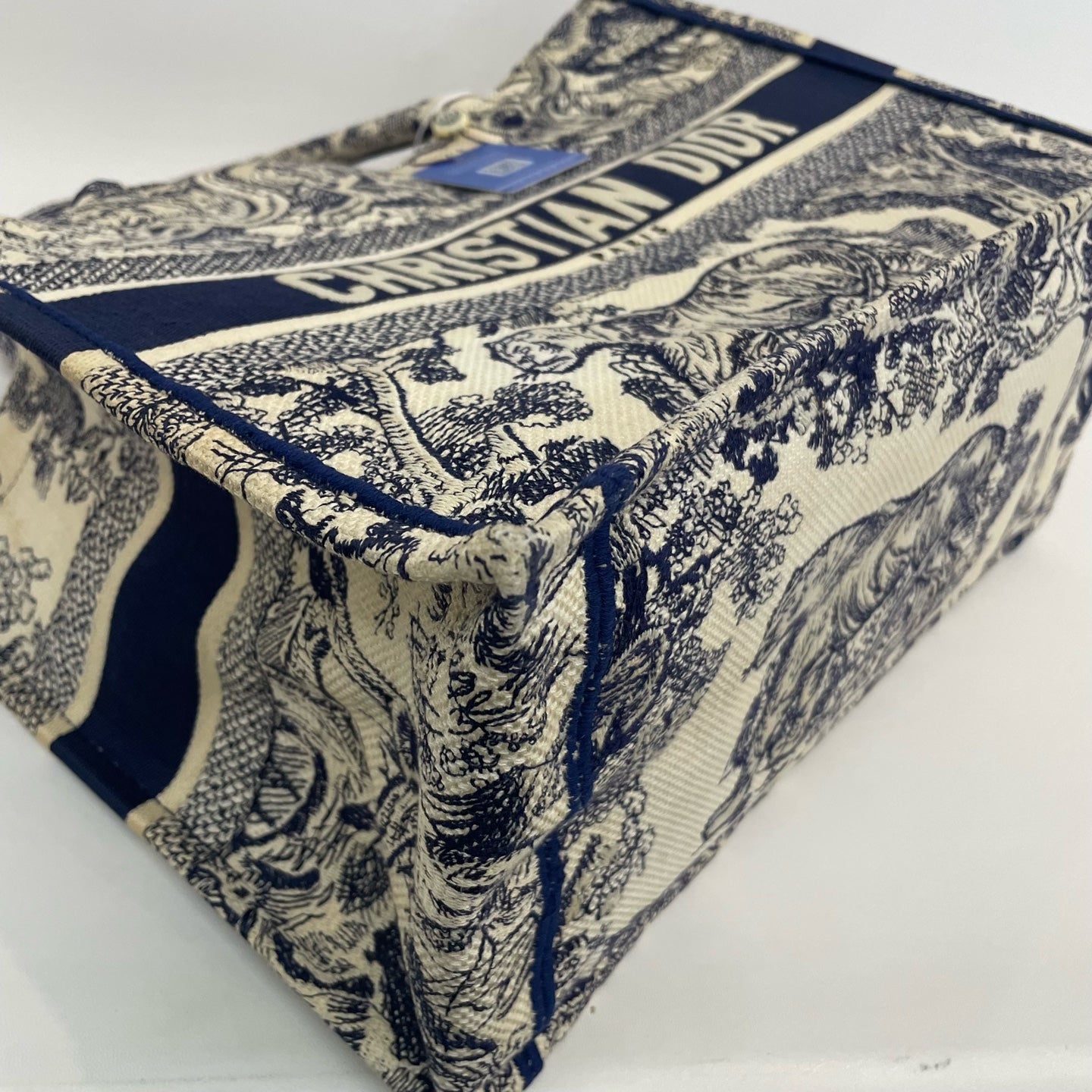 Dior - Book Tote - Cloth - Blue - (medium)