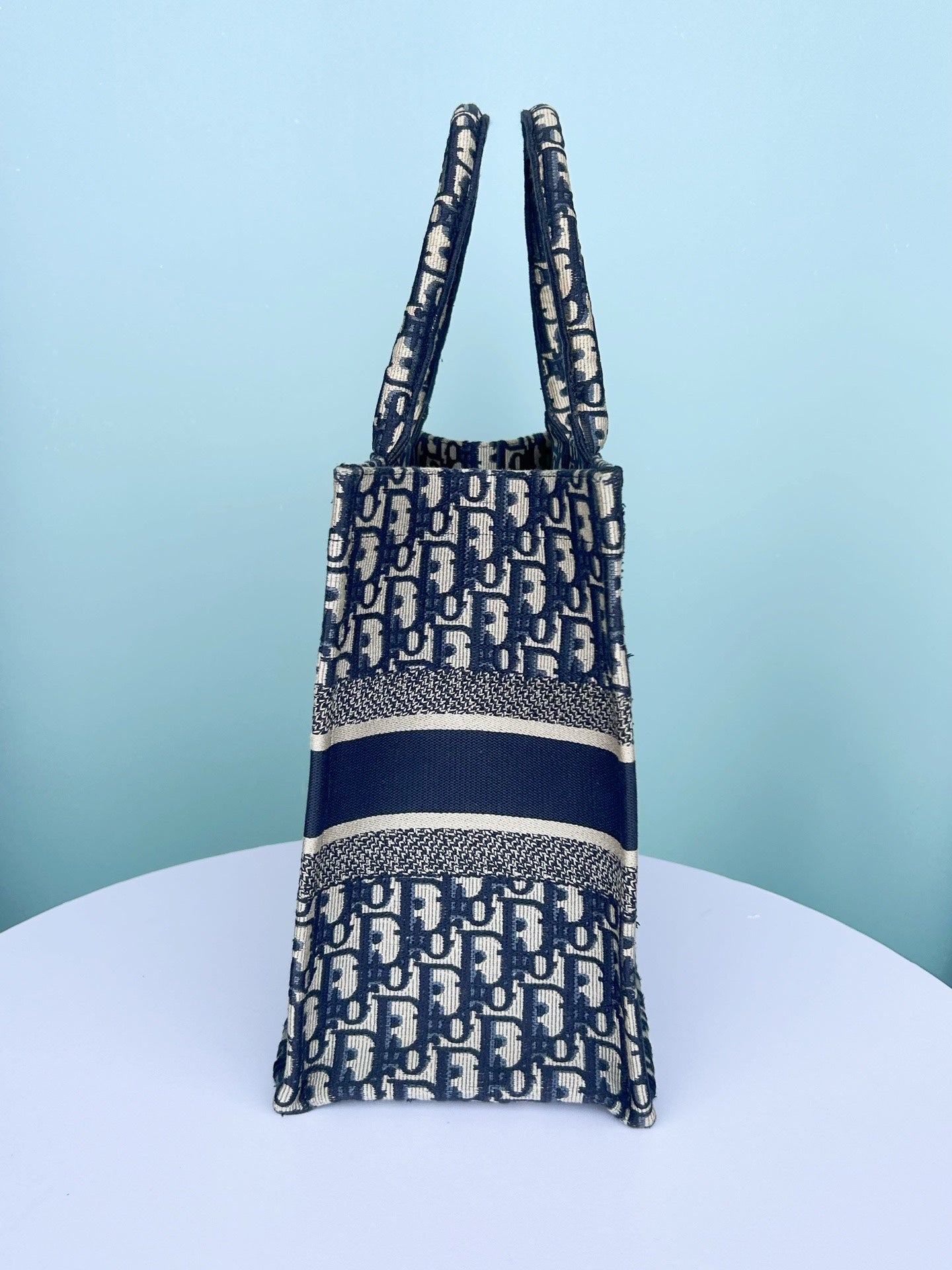 Dior - Book Tote - Cloth - Blue - (medium)
