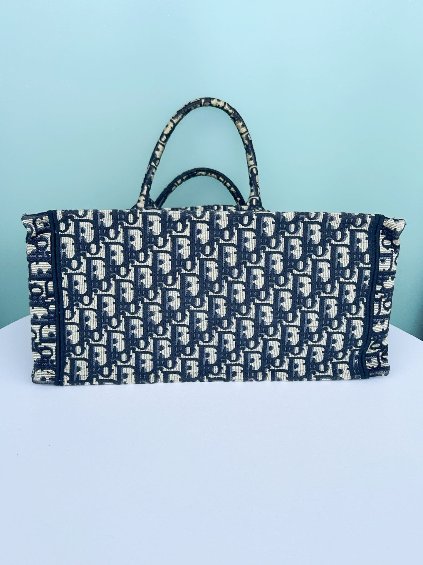 Dior - Book Tote - Cloth - Blue - (medium)