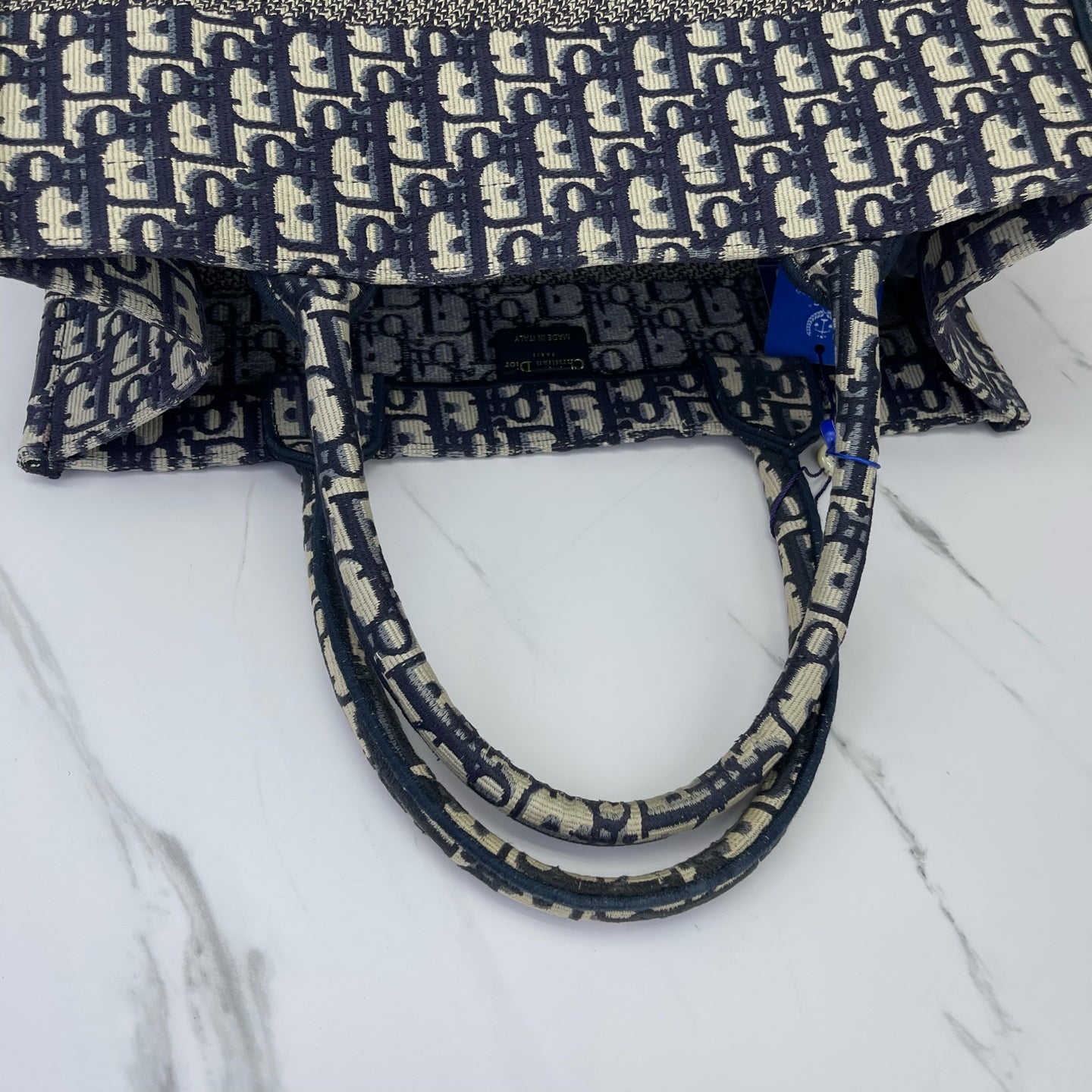 Dior - Book Tote - Cloth - Blue - (medium)