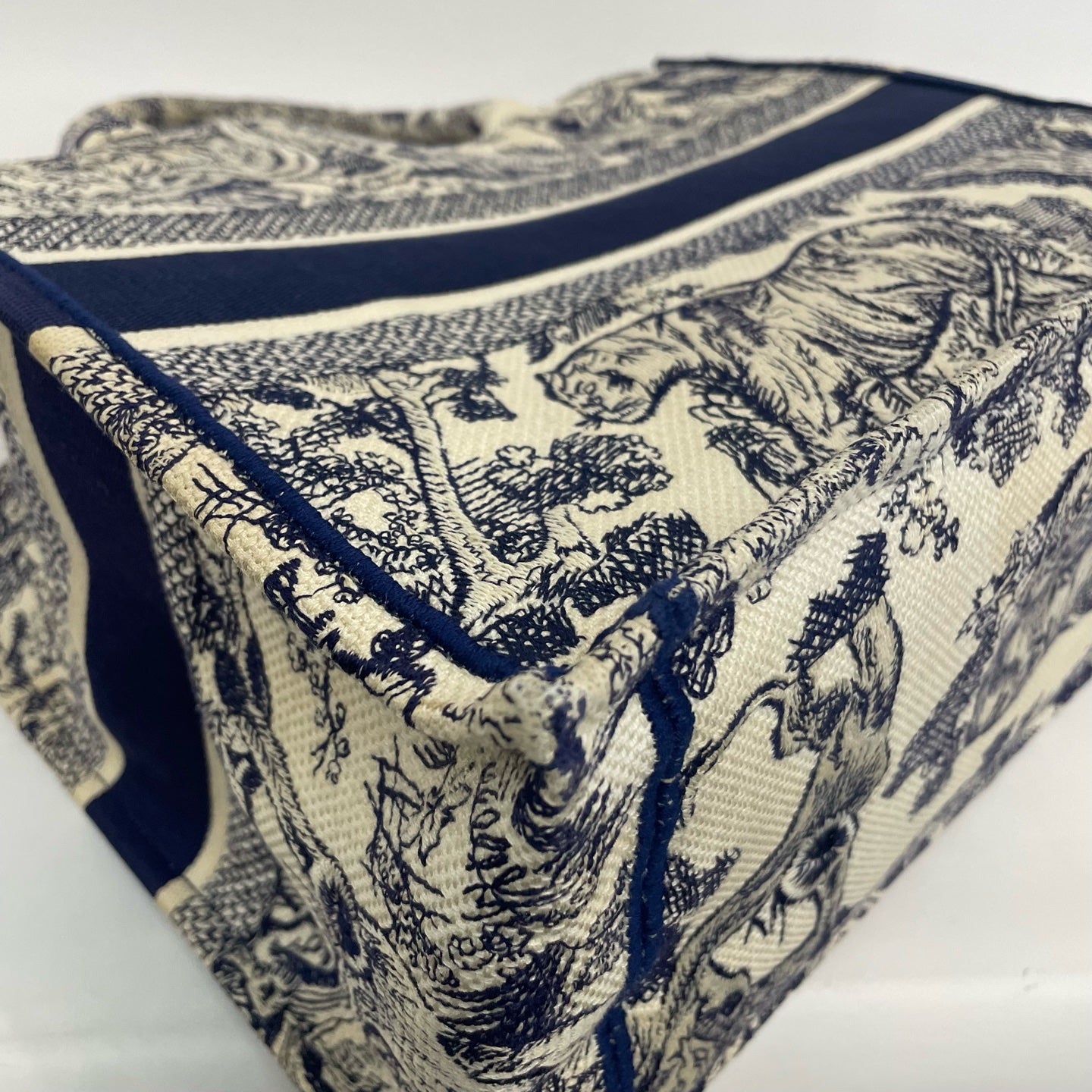 Dior - Book Tote - Cloth - Blue - (medium)
