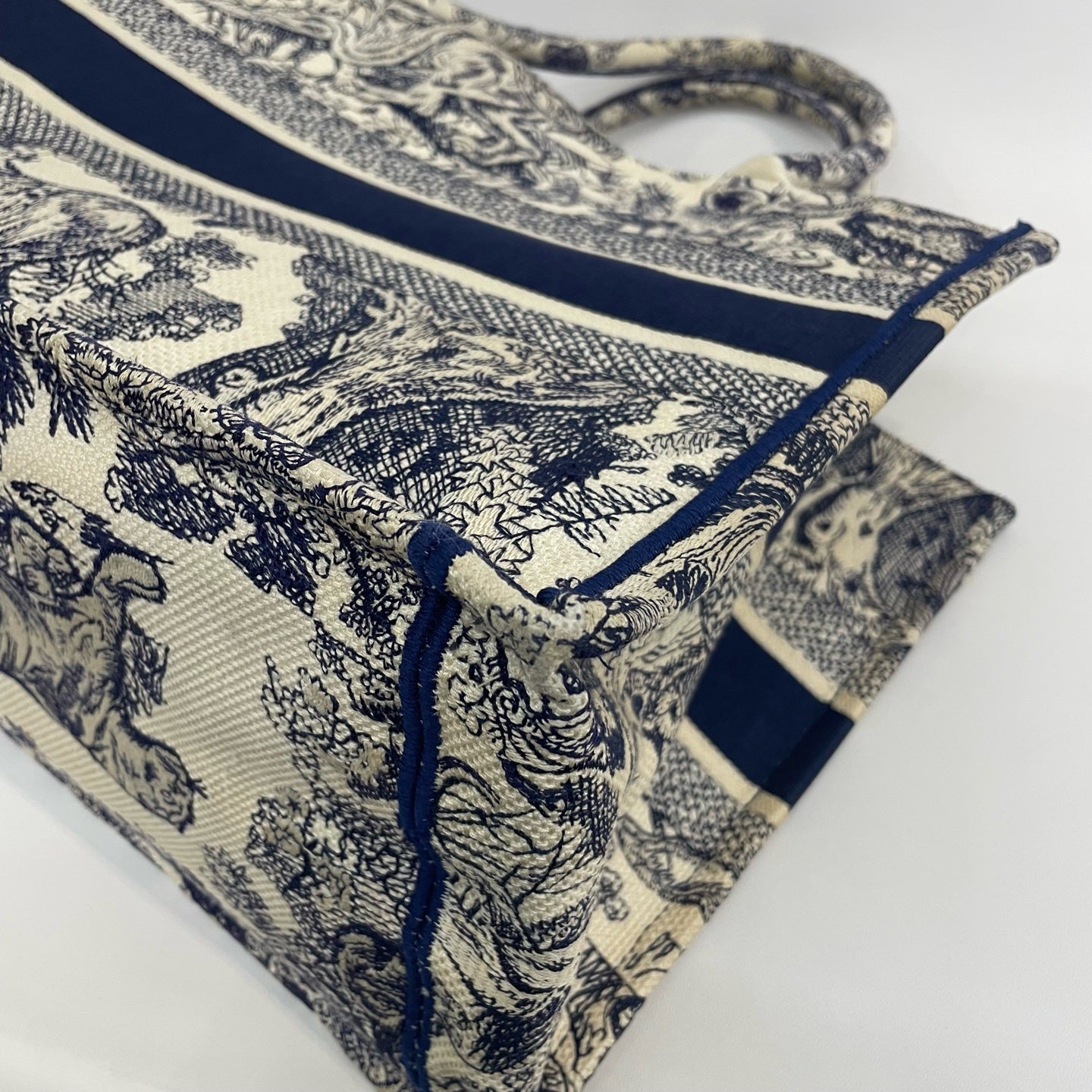 Dior - Book Tote - Cloth - Blue - (medium)