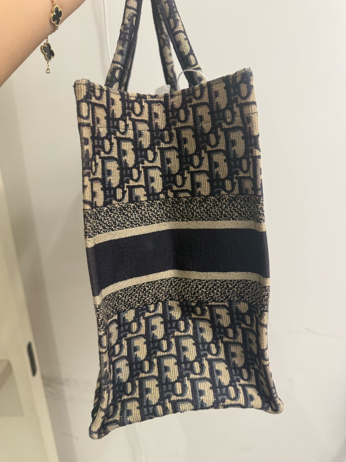 Dior - Book Tote - Cloth - Blue - (medium)
