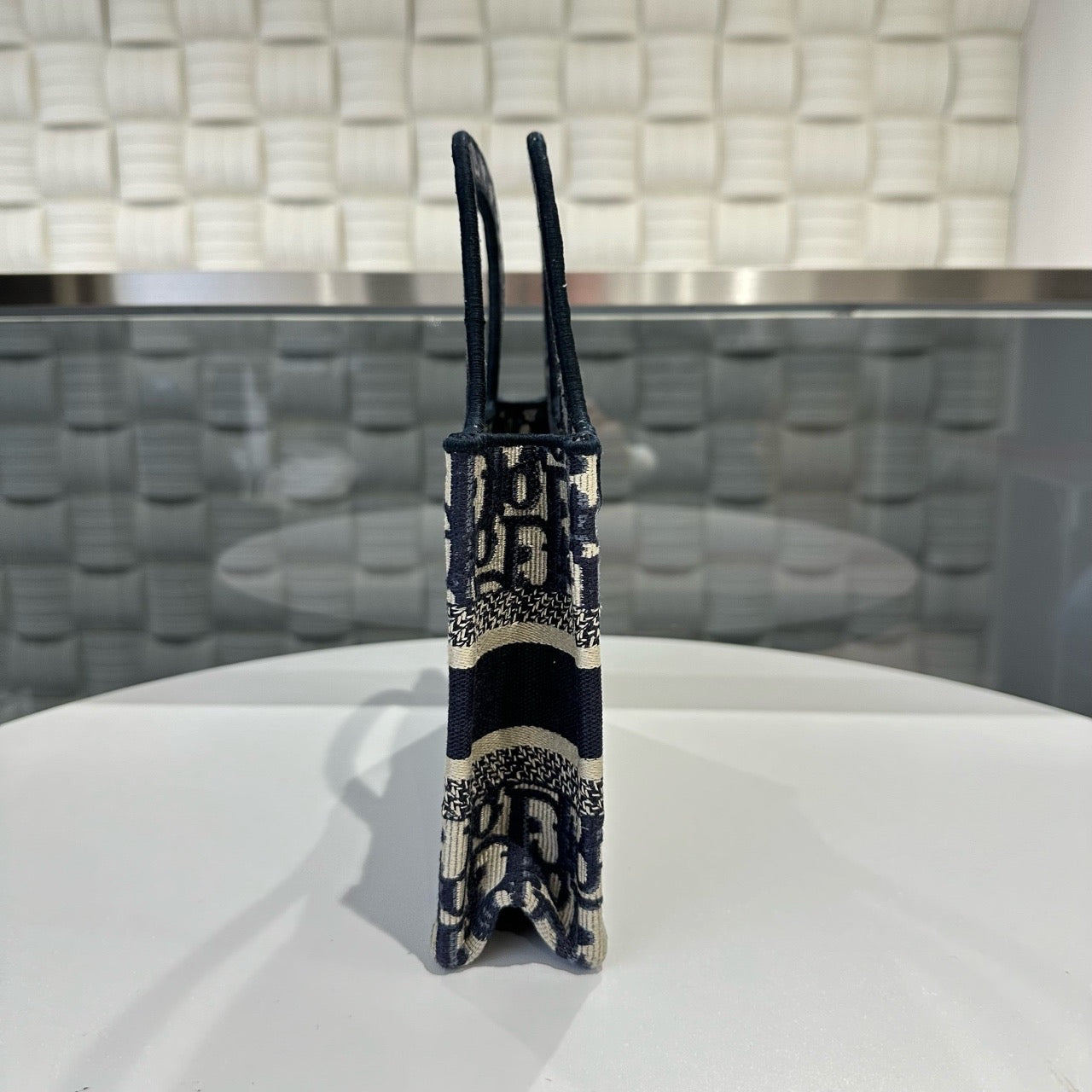 Dior - Book Tote - Cloth - Blue - (mini)