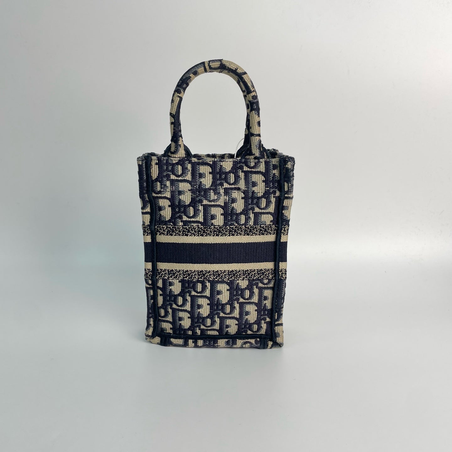 Dior - Book Tote - Cloth - Blue - (mini)