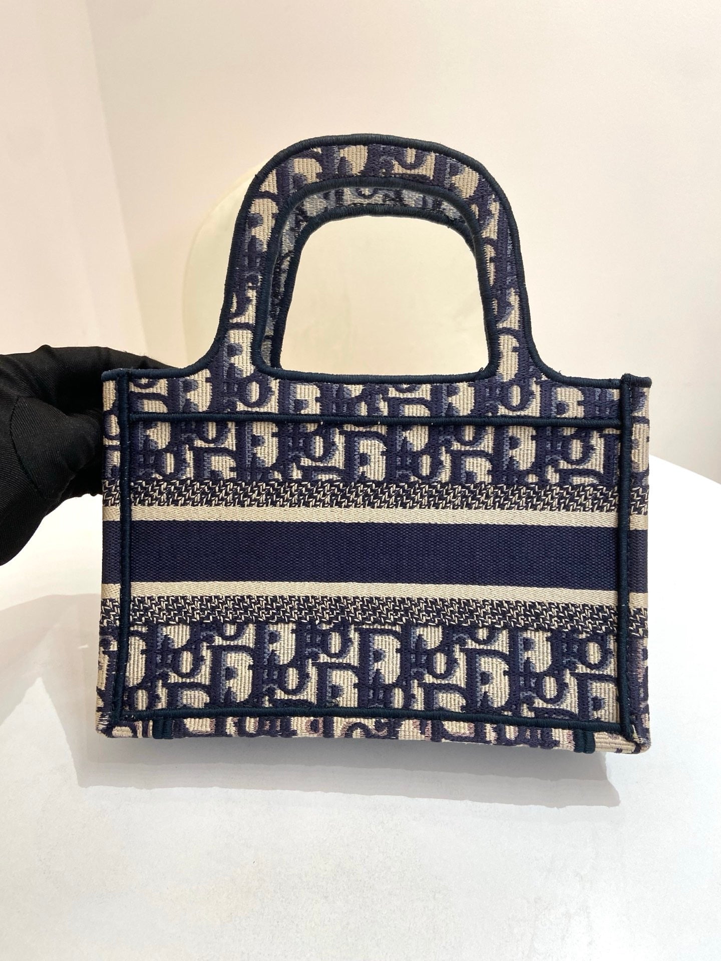 Dior - Book Tote - Cloth - Blue - (mini)