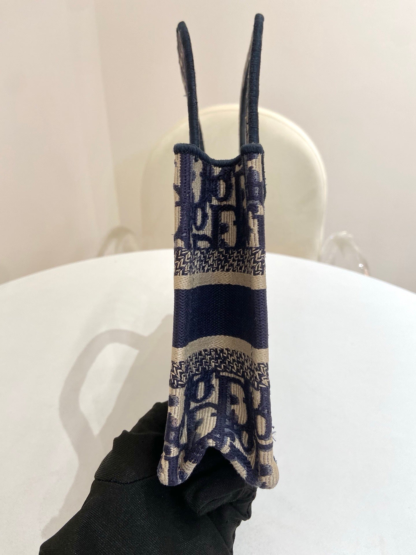 Dior - Book Tote - Cloth - Blue - (mini)