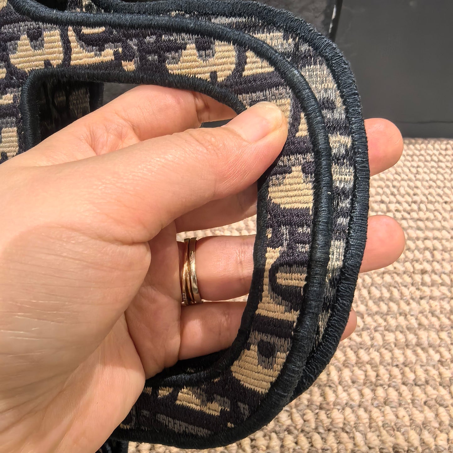Dior - Book Tote - Cloth - Blue - (mini)