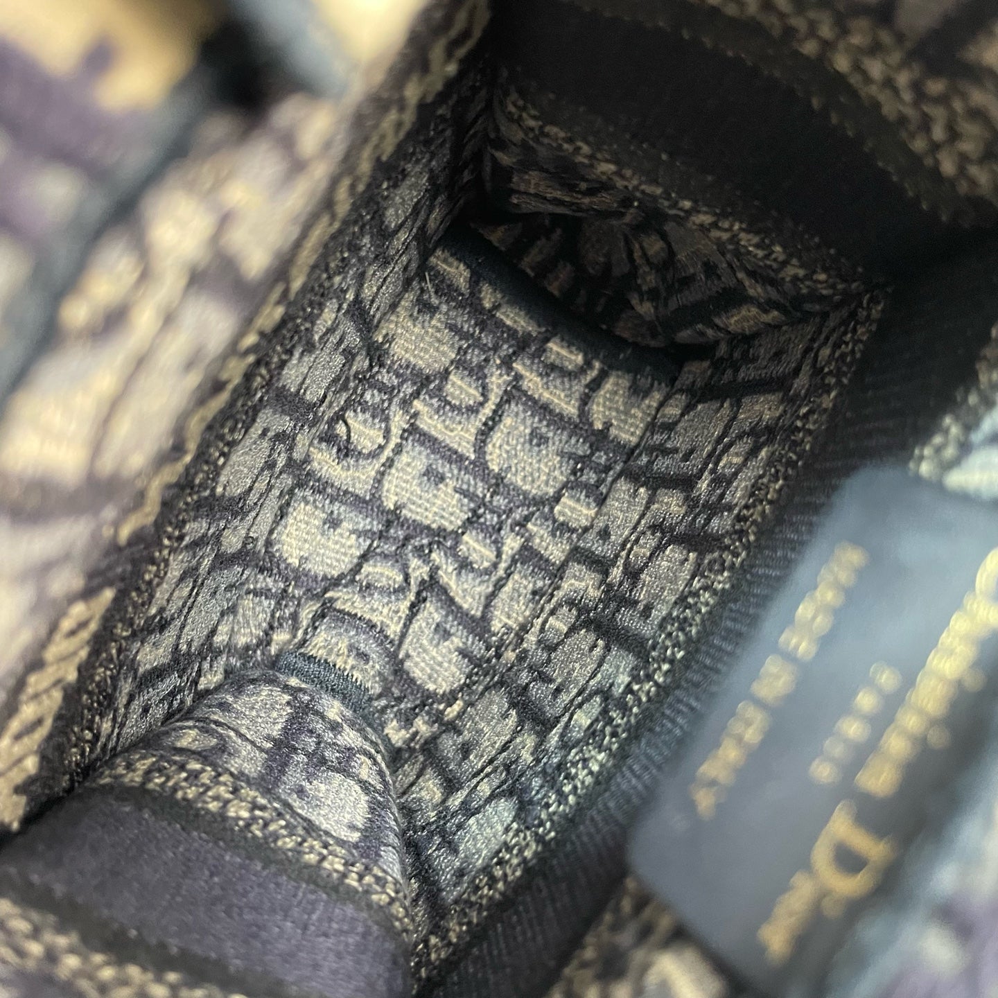 Dior - Book Tote - Cloth - Blue - (mini)