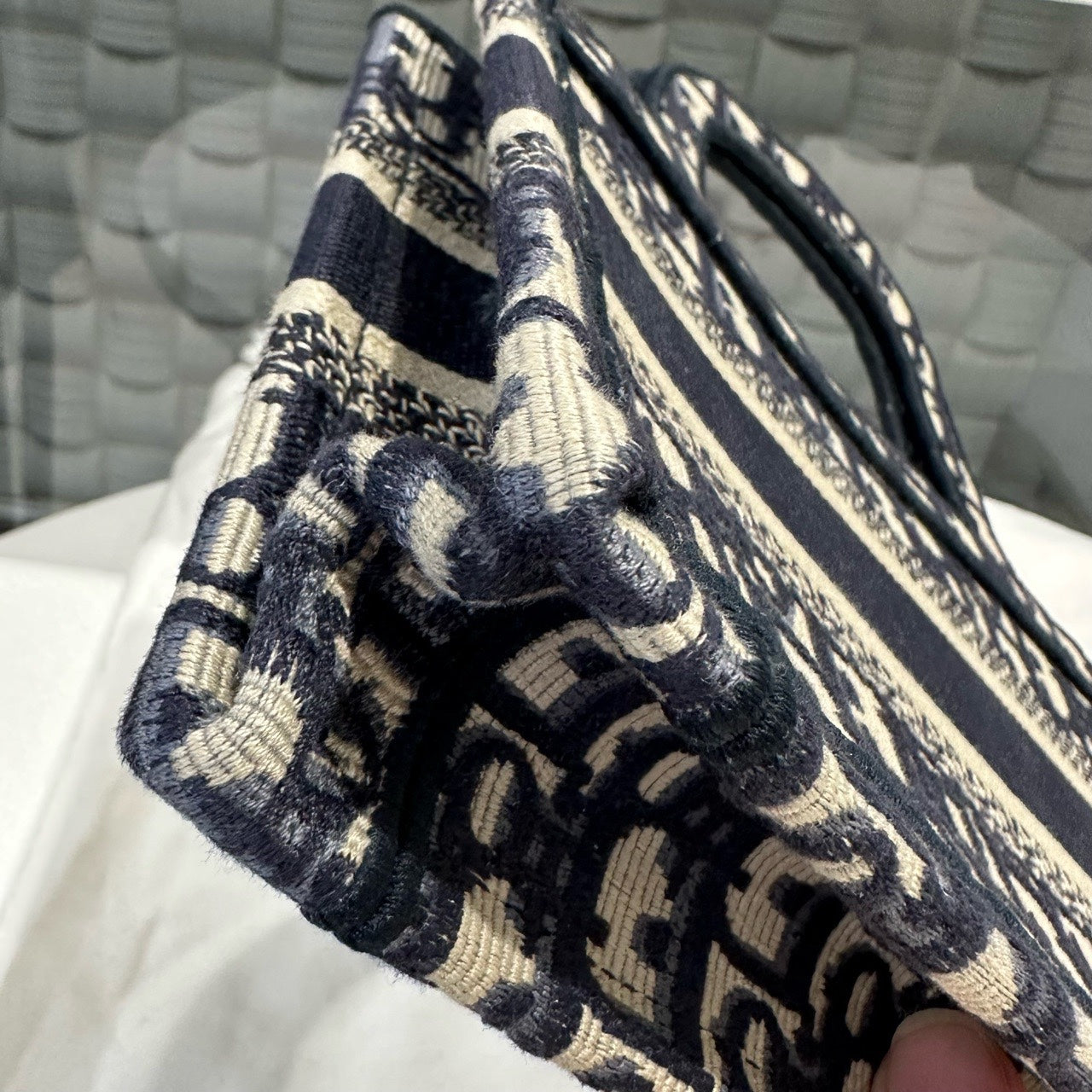 Dior - Book Tote - Cloth - Blue - (mini)