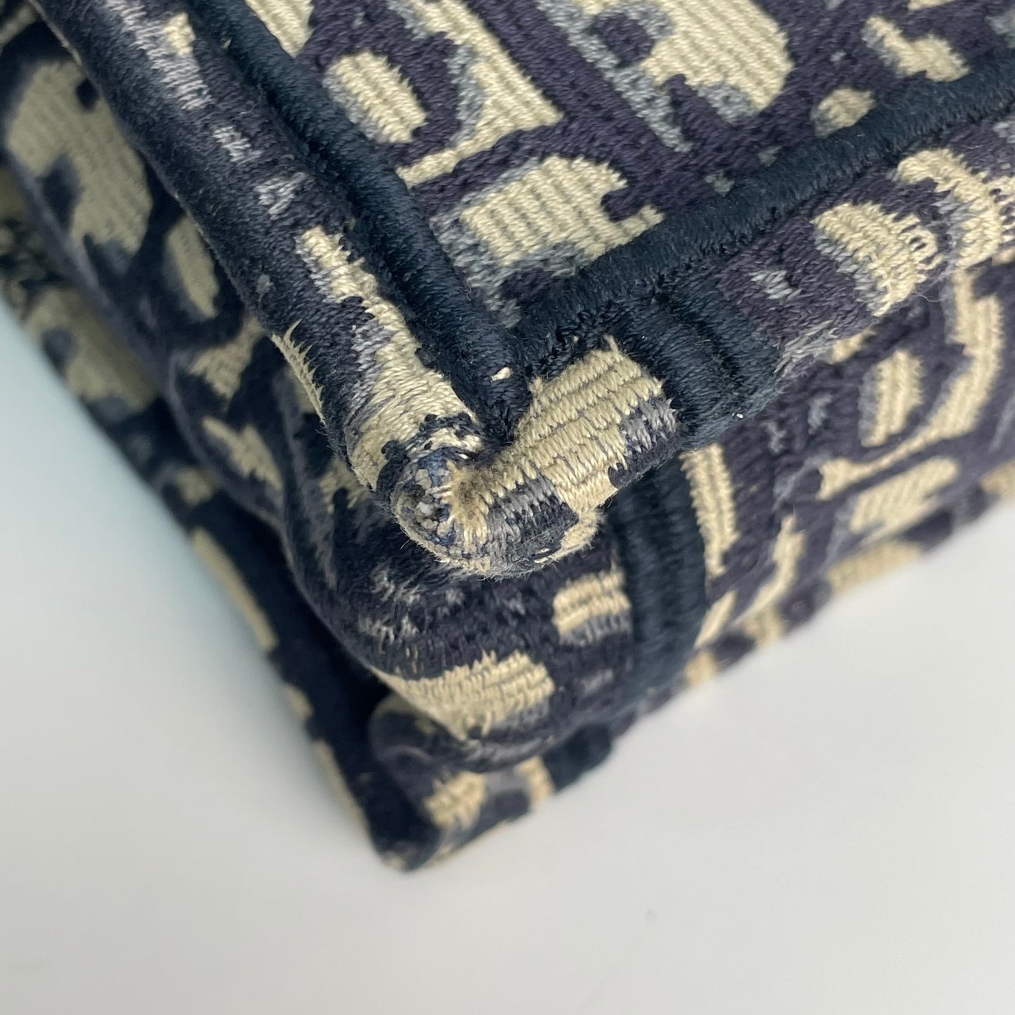 Dior - Book Tote - Cloth - Blue - (mini)