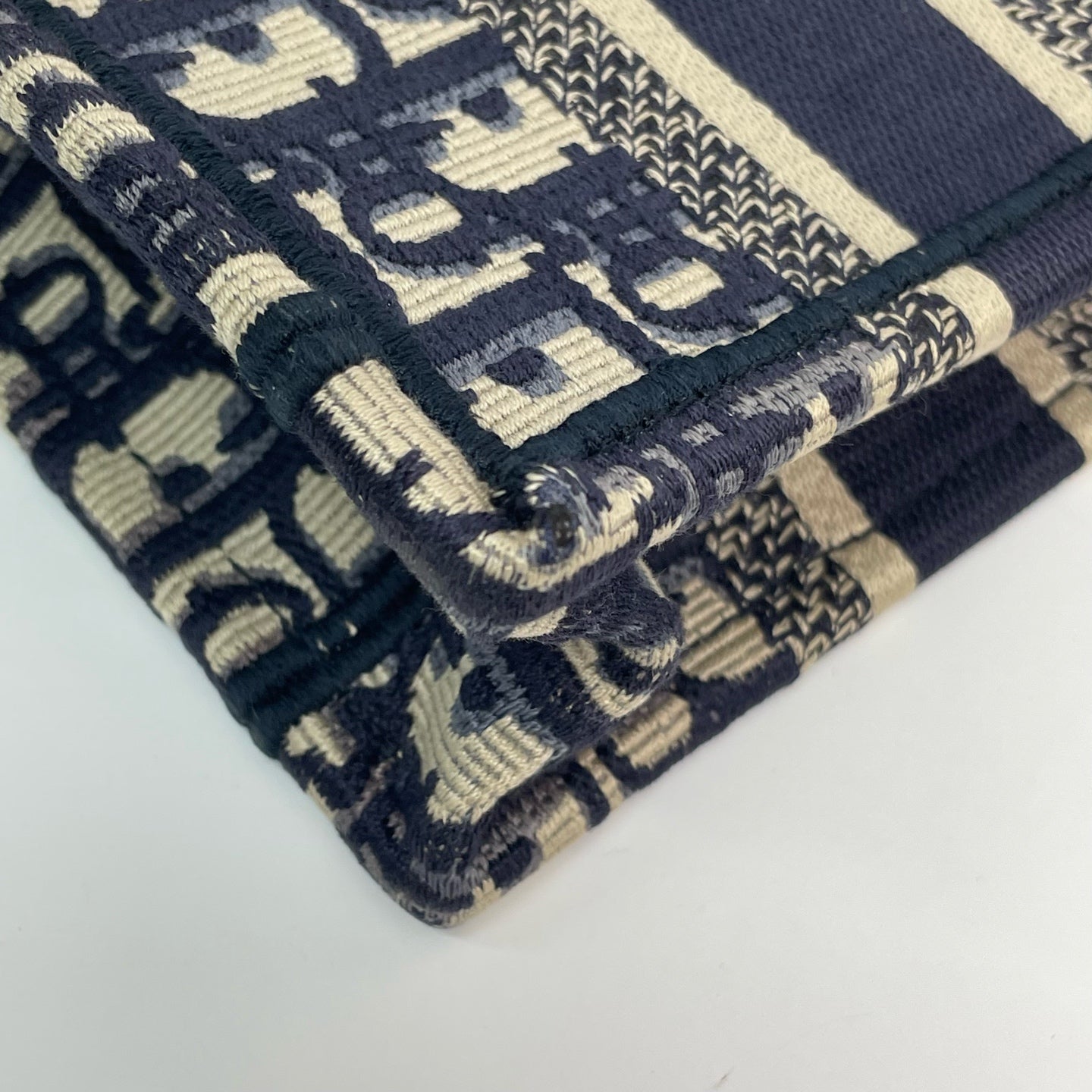 Dior - Book Tote - Cloth - Blue - (mini)