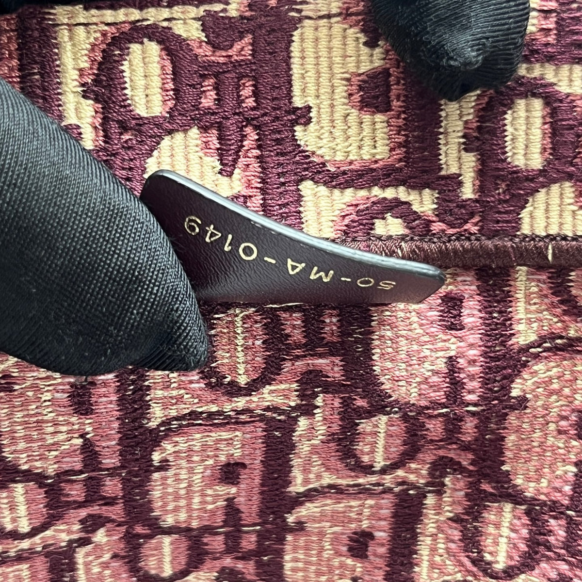 Dior - Book Tote - Cloth - Burgundy - (large)