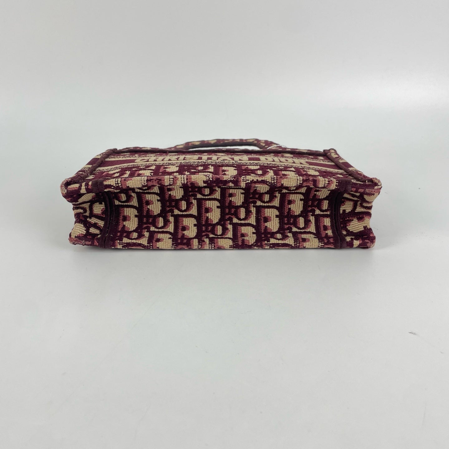 Dior - Book Tote - Cloth - Burgundy - (mini)