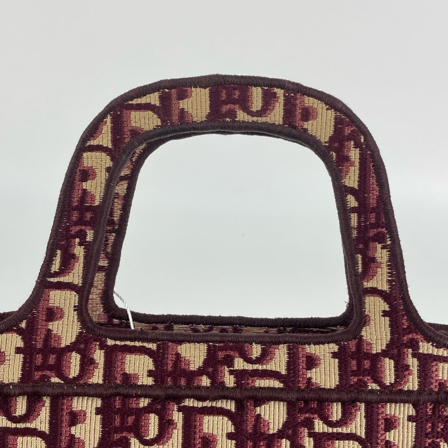 Dior - Book Tote - Cloth - Burgundy - (mini)