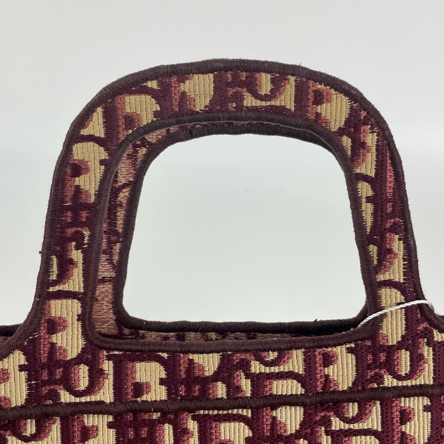 Dior - Book Tote - Cloth - Burgundy - (mini)
