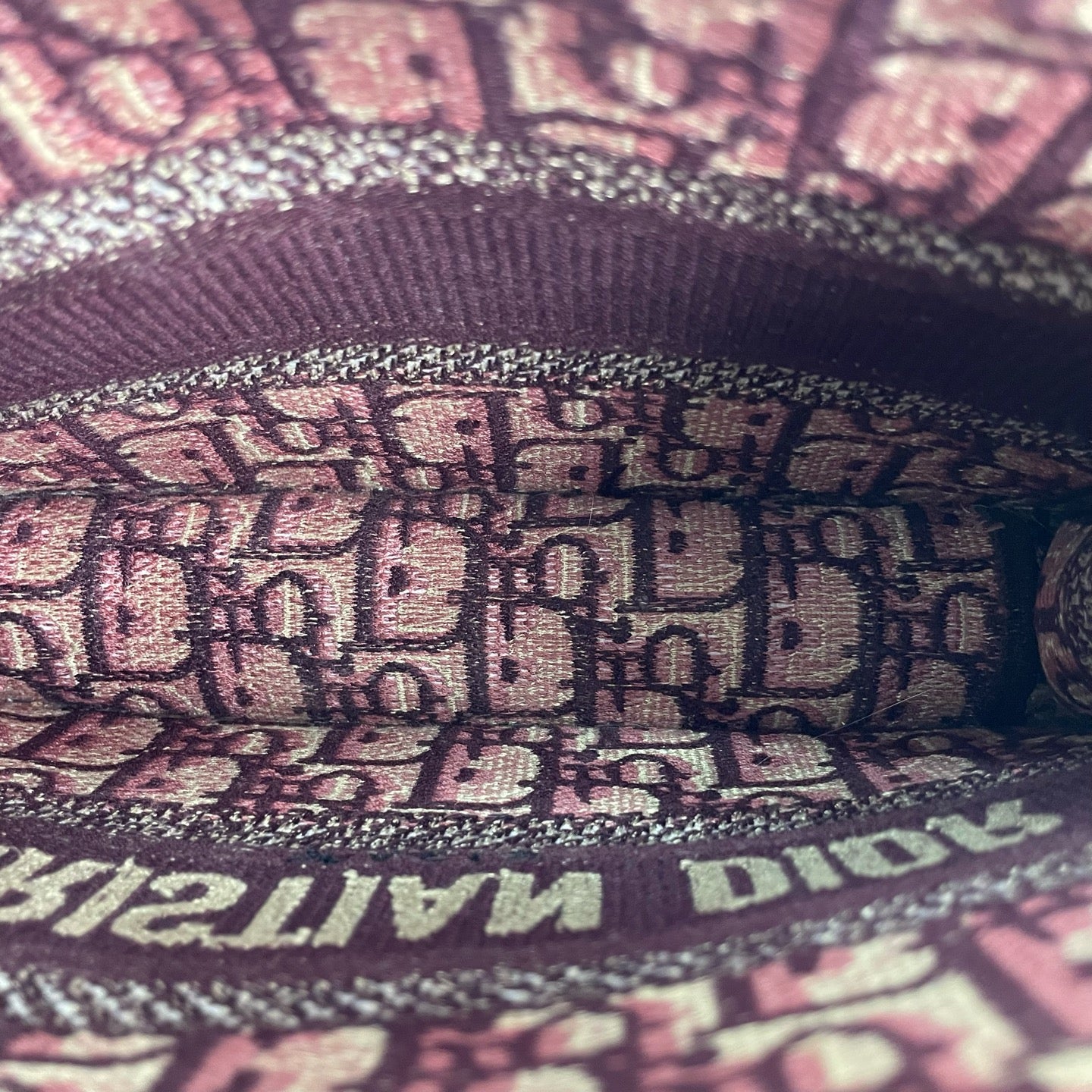 Dior - Book Tote - Cloth - Burgundy - (mini)